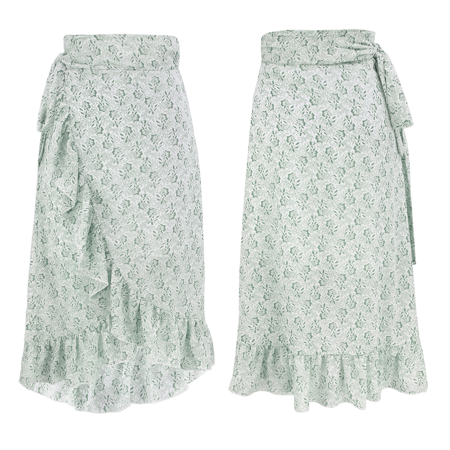 Long Black Knotted Woman Skirts - Image 2