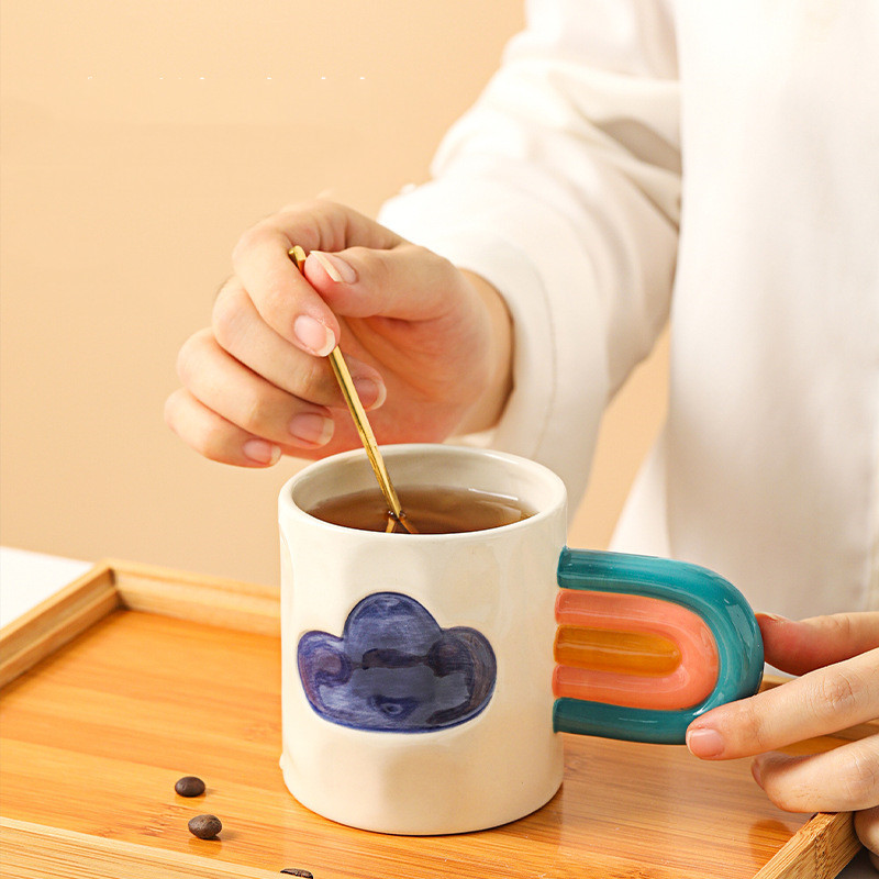 Rainbow Mug Trend Ceramic Mug - Image 3