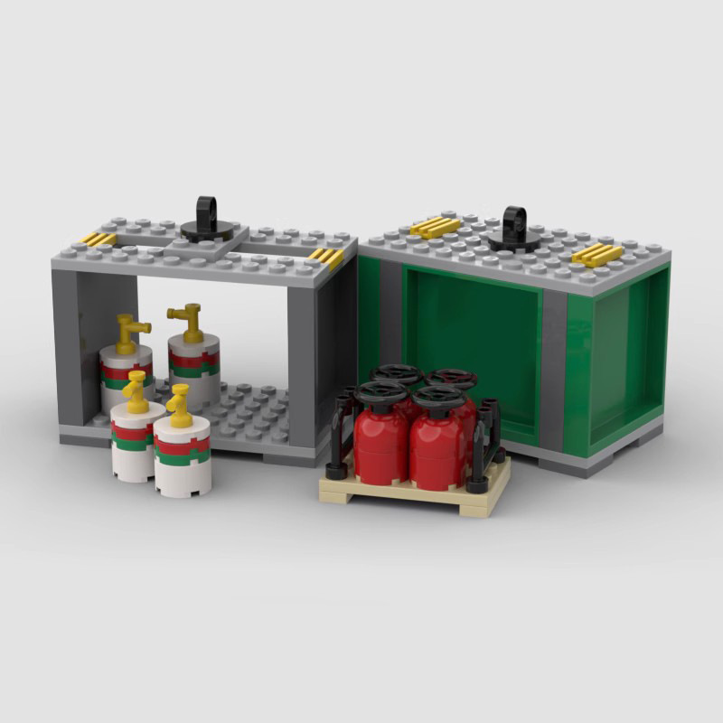 MOC Domestic Building Blocks Toy Gift Set - Image 6
