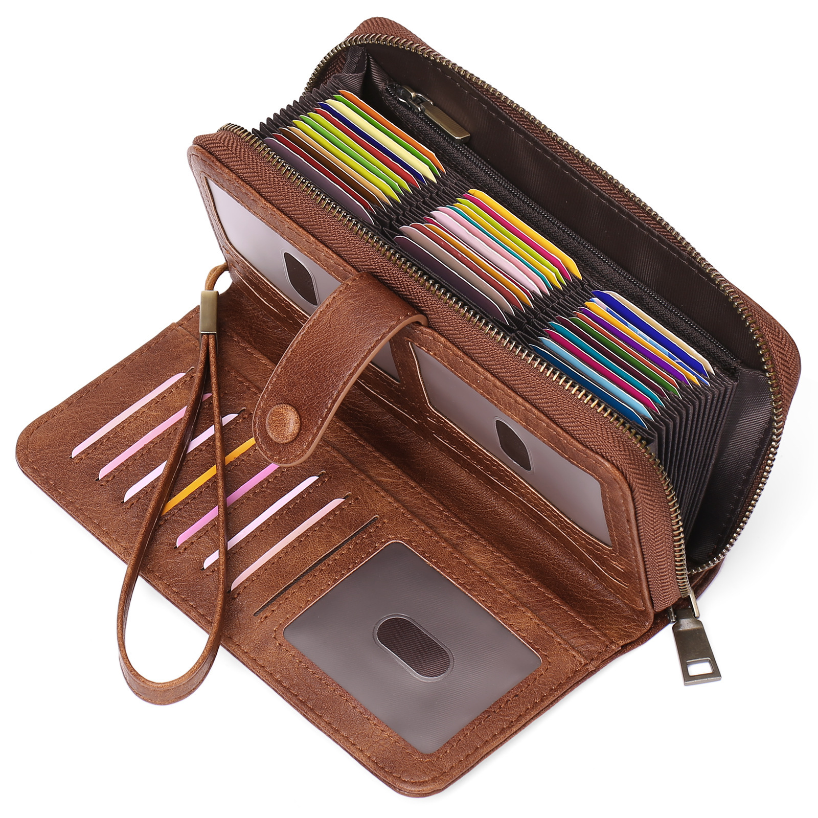 Expanding Card Holder Long Wallet Bag - Image 7