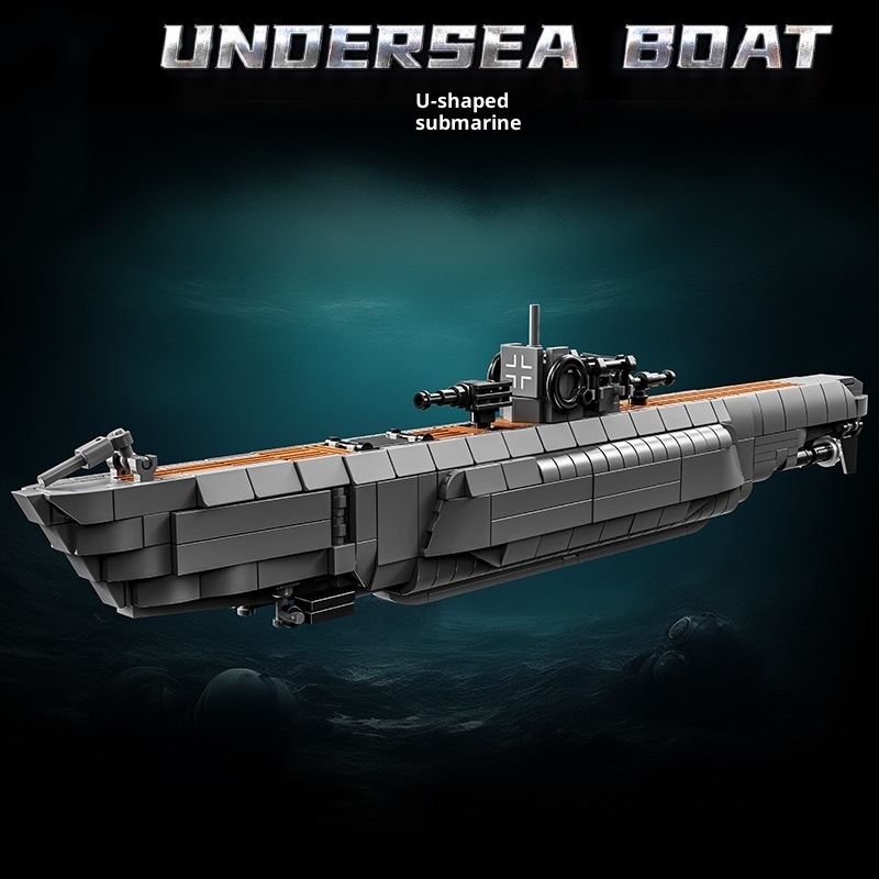 Military Submarine Building Blocks Toy