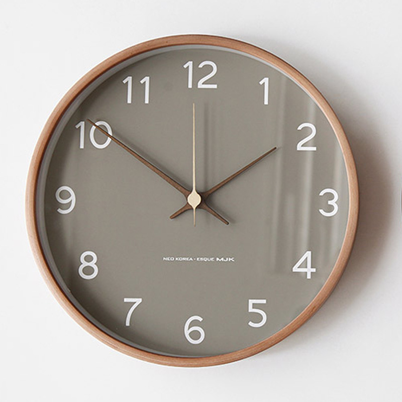 Minimalist Wood Wall Clock