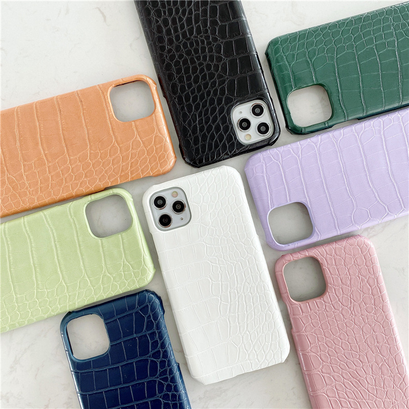 Pattern Leather Half Hard Shell Phone Case - Image 9