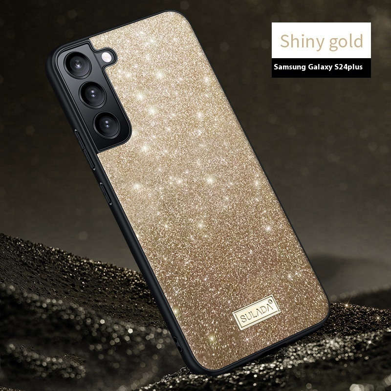 Drop-resistant Glitter Leather Phone Case - Image 4