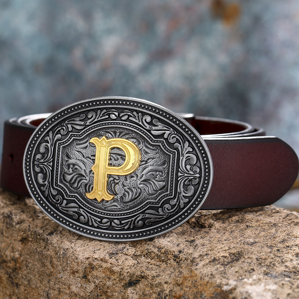 Floral Letter Buckle Belts - Image 7