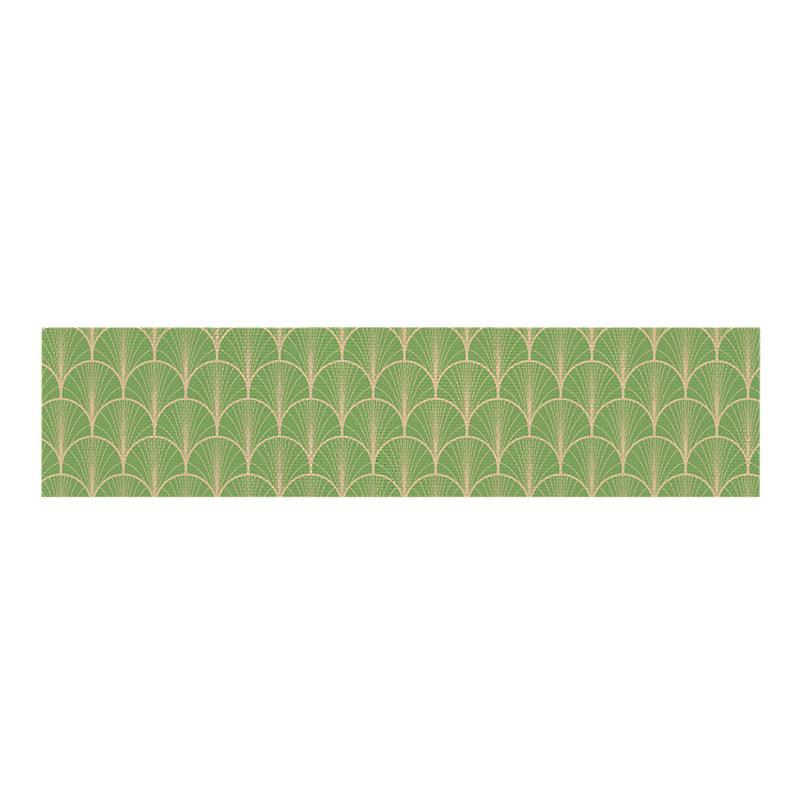 Modern And Simple Wavy Cotton And Linen Table Runner - Image 7