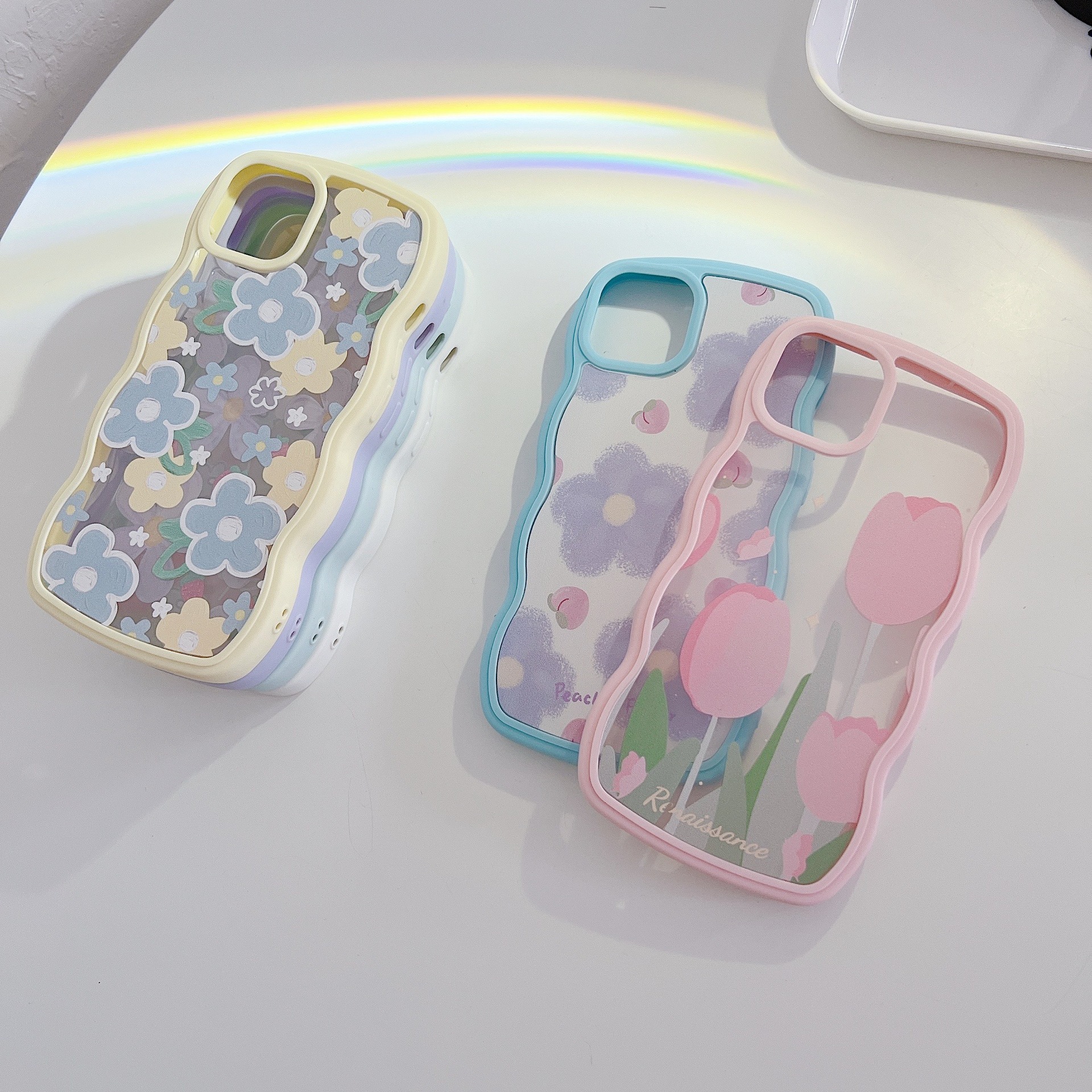 Ins Wave Edge Mobile Phone Protective Case - Image 2