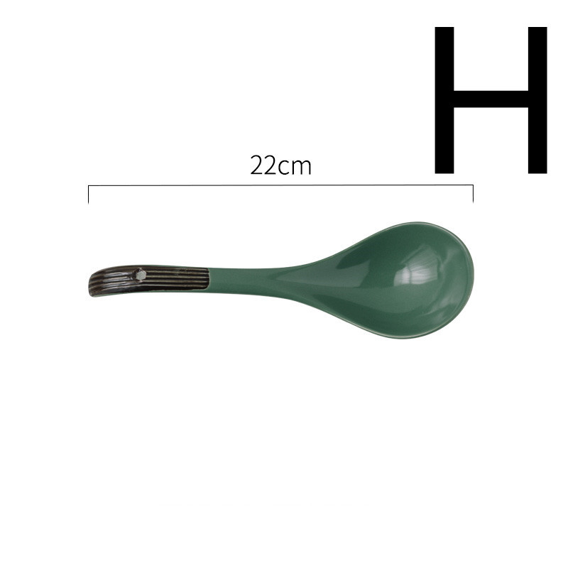 Ceramic Green Bowl And Tableware Set - Image 3
