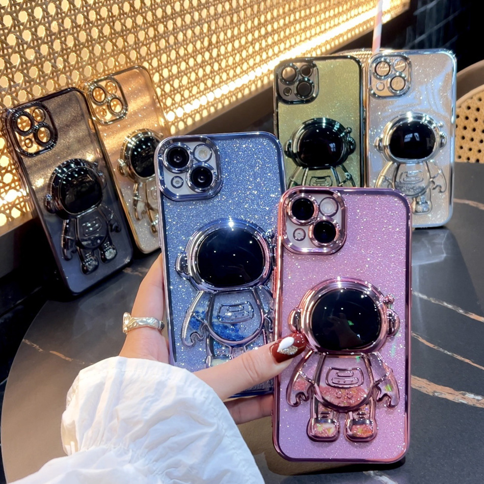 Astronaut Spaceman Quicksand Phone Case