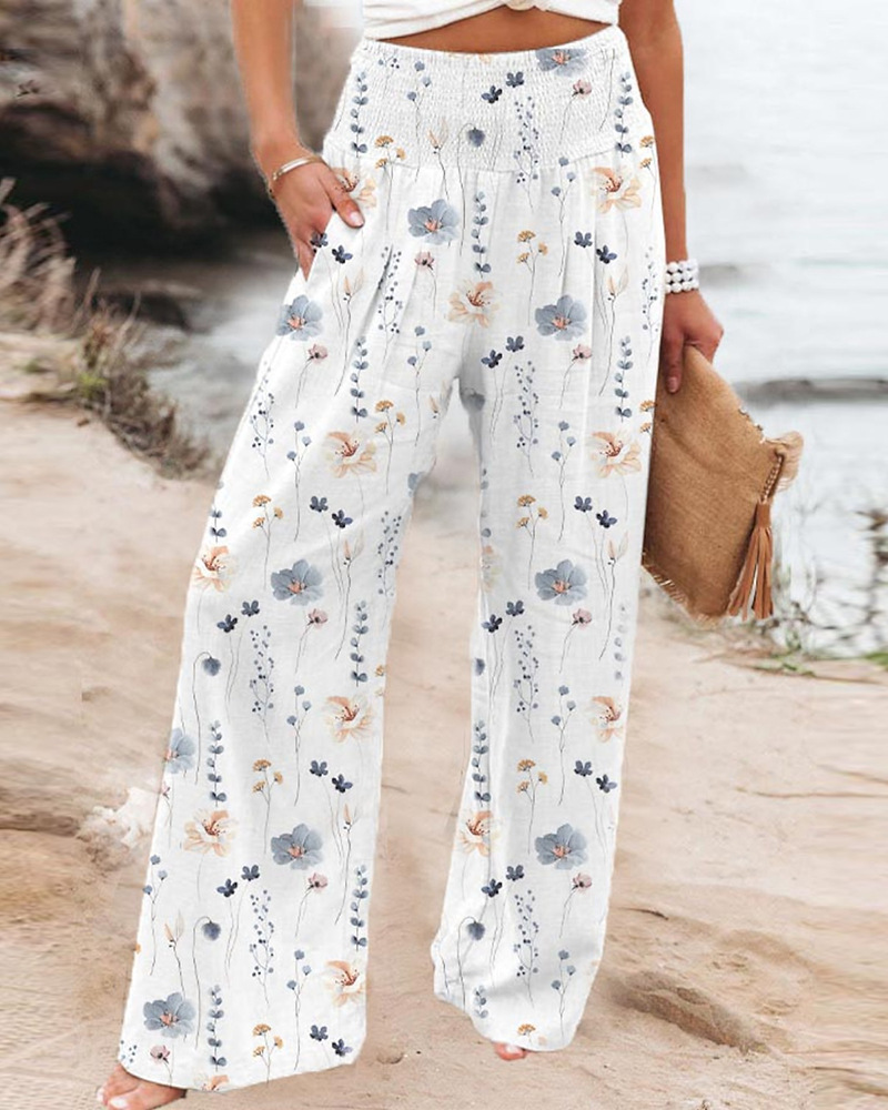 Leisure Loose-fitting Wide-leg Trousers - Image 9