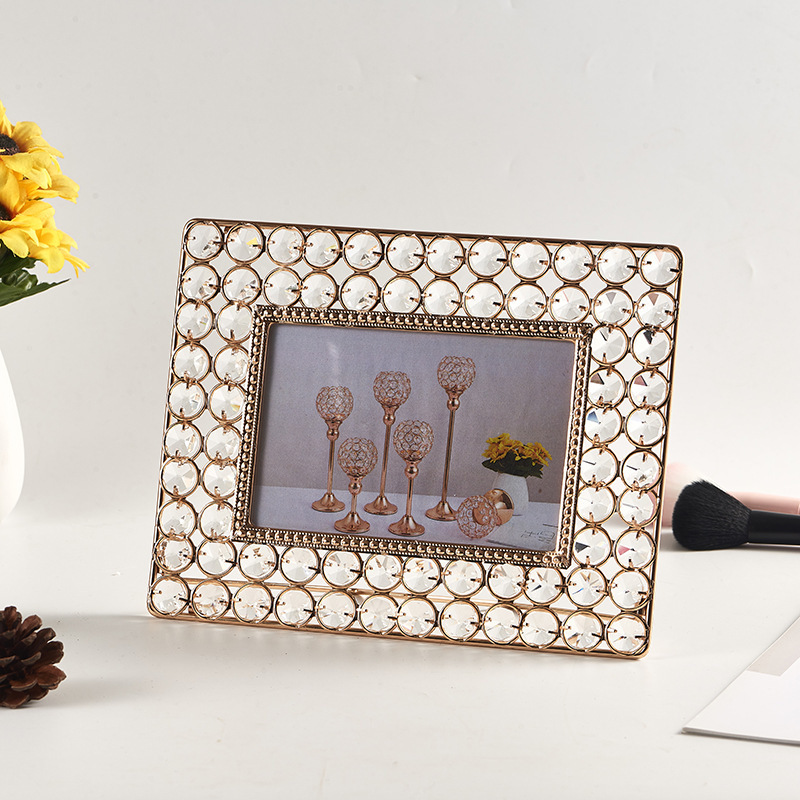 Nordic Light Luxury Crystal Photo Frame