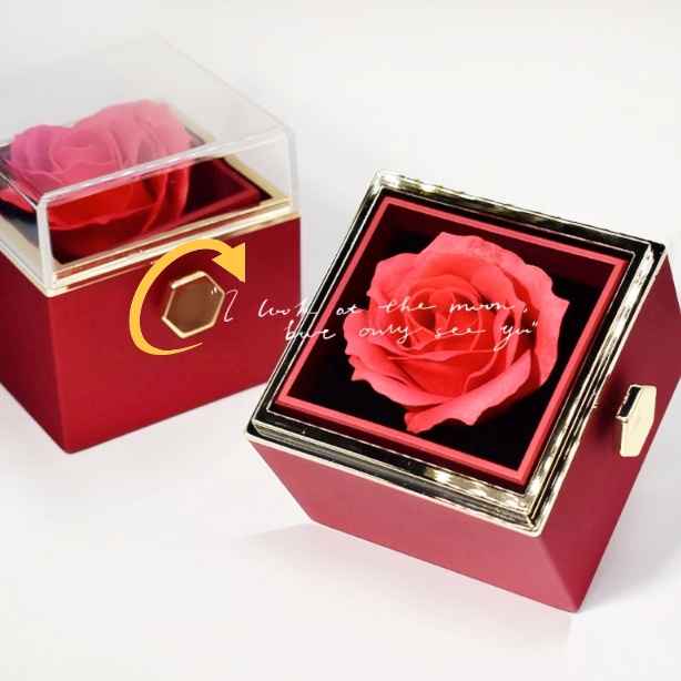 Creative Rotating Soap Flower Rose Gift Box - Image 2