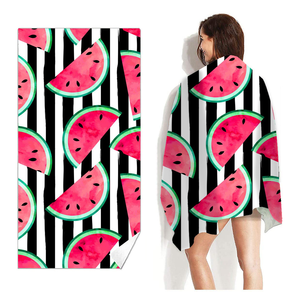 Printed Swimming Sweat Beach Towel - Image 3