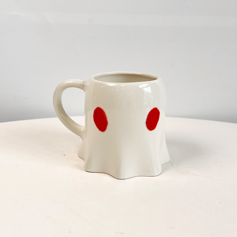 Creative Halloween Ghost Ceramic Mug - Image 5