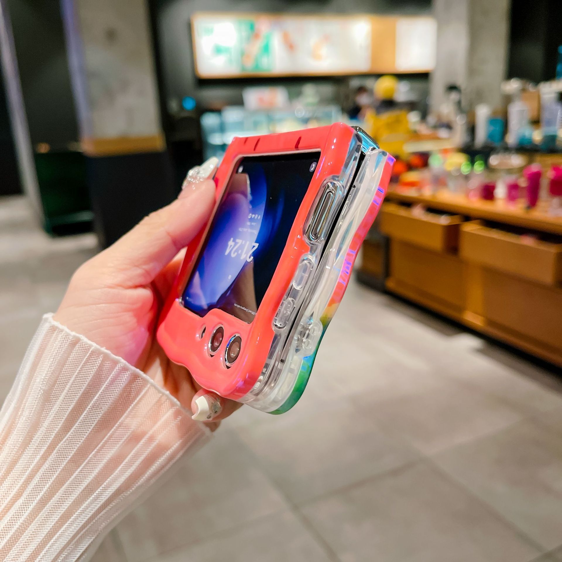 Simple Blue Light Folding Protective Cover - Image 2