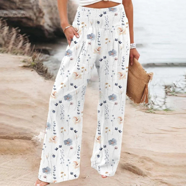 Leisure Loose-fitting Wide-leg Trousers - Image 4