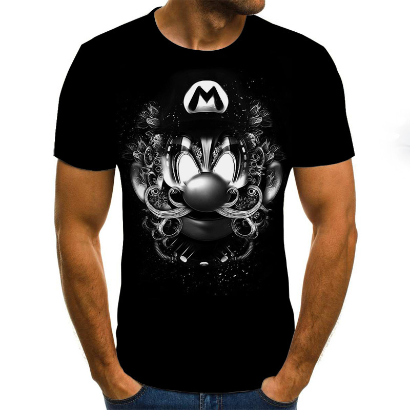 Horror Skull Print  Printed 3D T Shirts