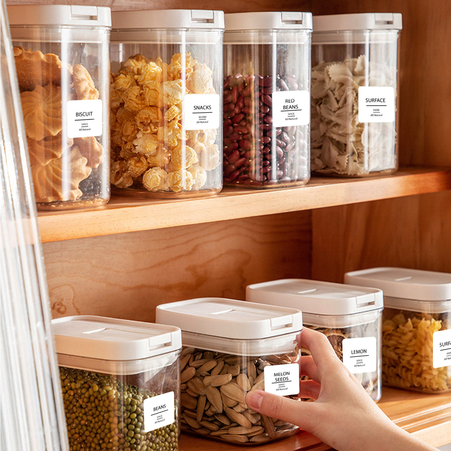 Waterproof Food Labels For Food Pantry - Image 3