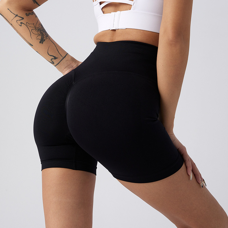 Women's Sports Belly Contracting Hip Yoga Shorts