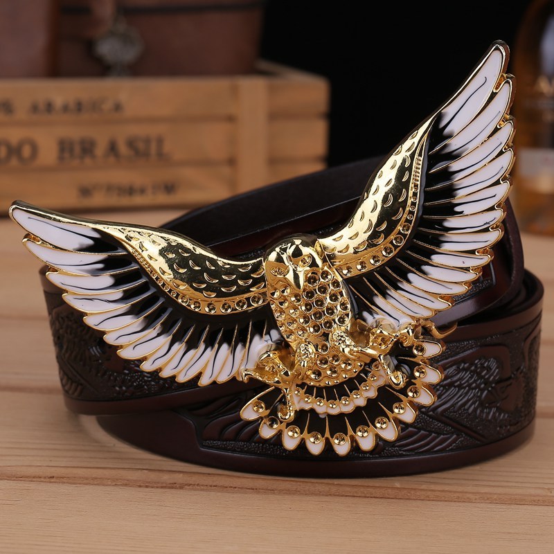 Men's Fashion Eagle Leather Belt - Image 6