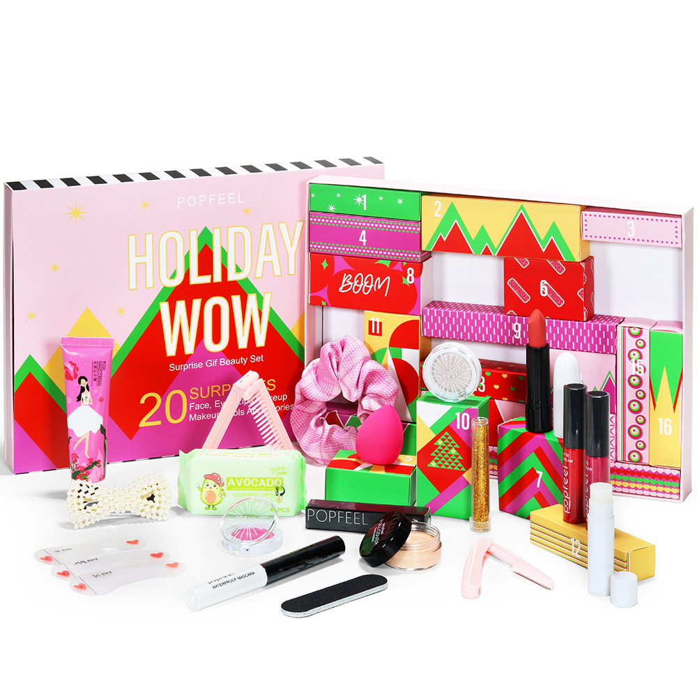 Holiday Lipstick Eye Shadow Gift Box Set - Image 2