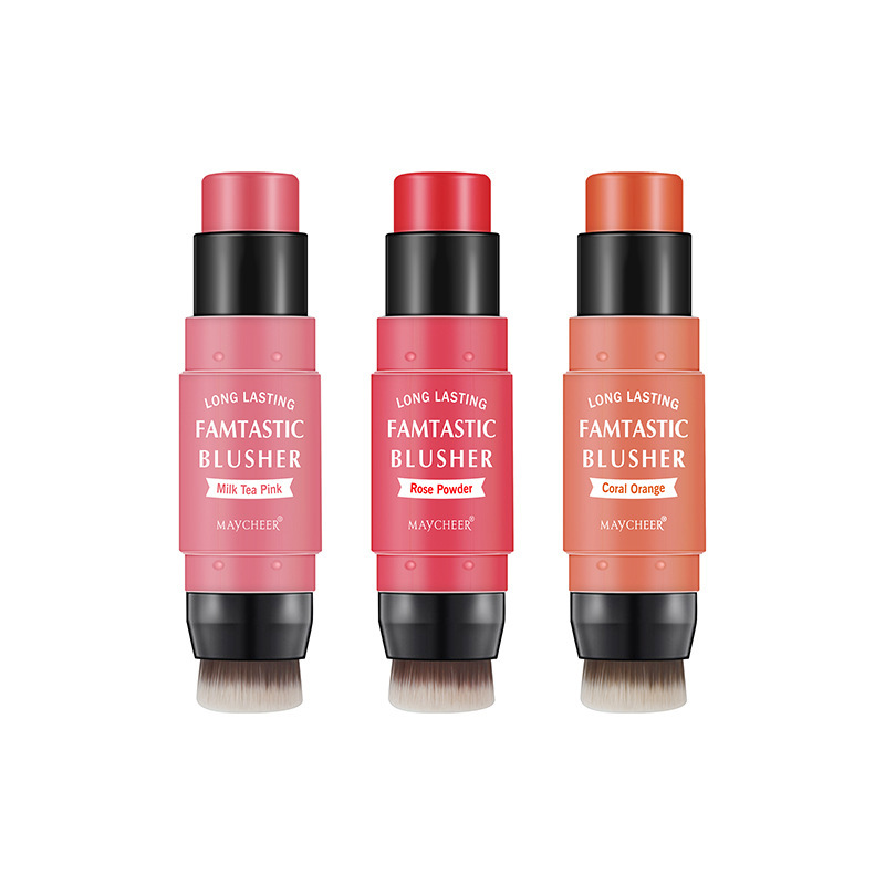 Portable Two-in-one Thin And Glittering Blush Stick - Image 9