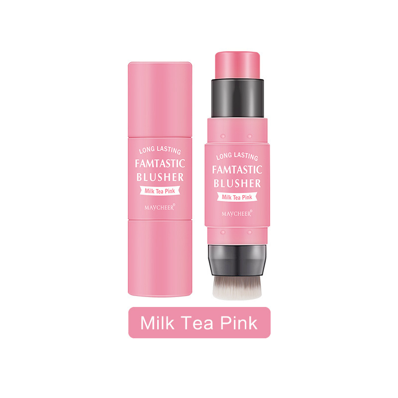 Portable Two-in-one Thin And Glittering Blush Stick - Image 8