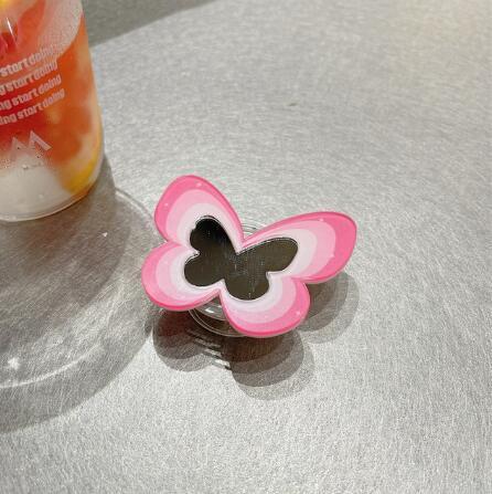 Silicone Color Butterfly Stand Phone Case - Image 2