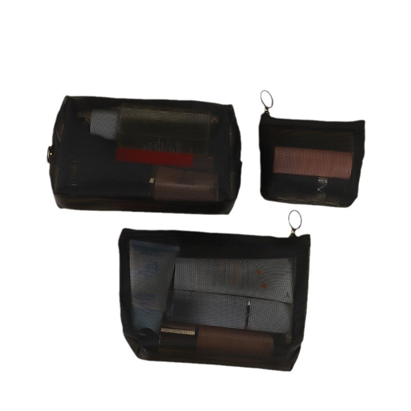 High-grade Transparent Mesh Cosmetic Bag - Image 3