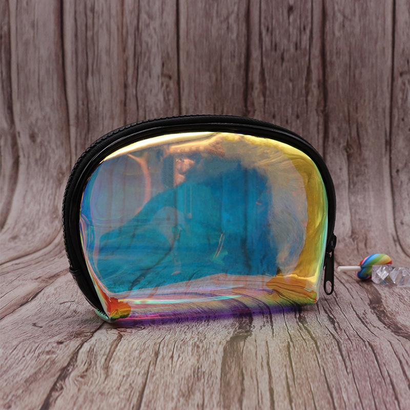 Symphony Laser Semicircle Travel Cosmetic Bag - Image 3