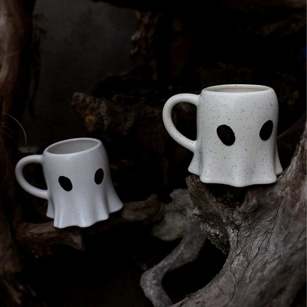 Creative Halloween Ghost Ceramic Mug