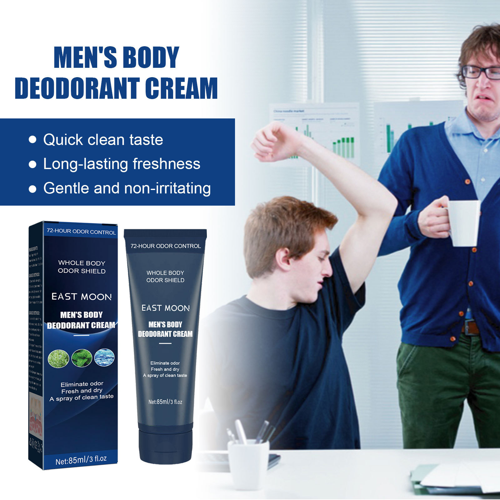 Men's Whole Body Deodorant Cream