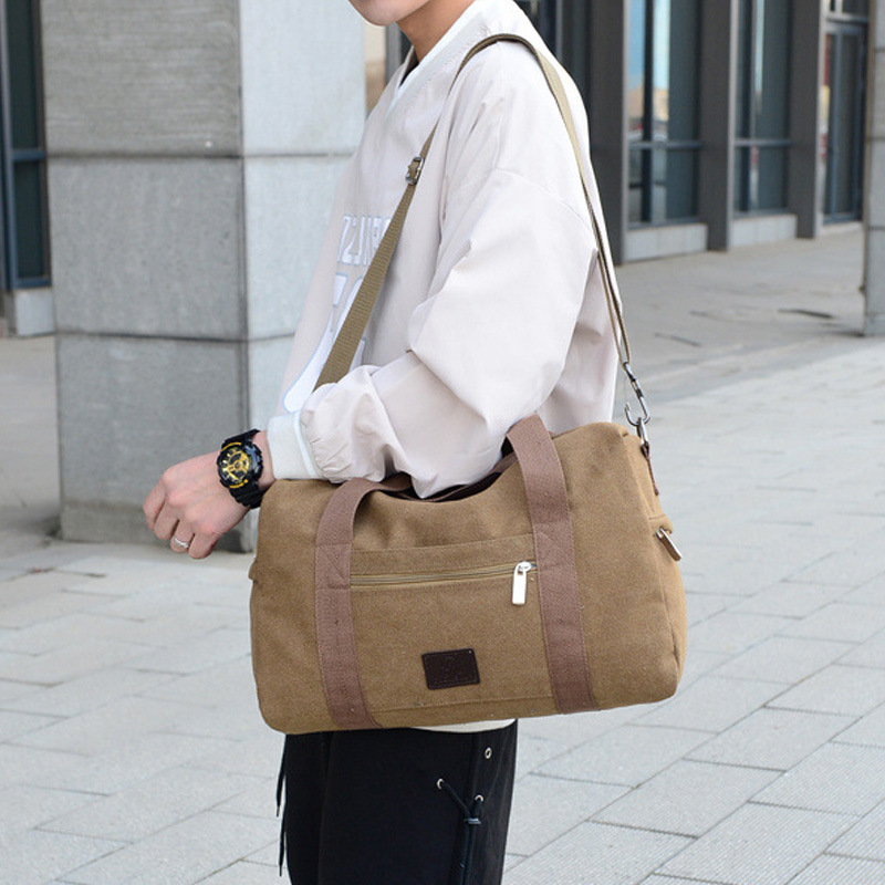 Canvas Going Out Travel Duffel Bag For Men - Image 4
