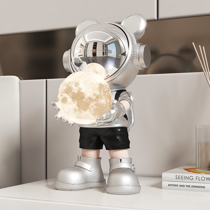 Desktop Space Bear Decoration Moon Night Light - Image 9