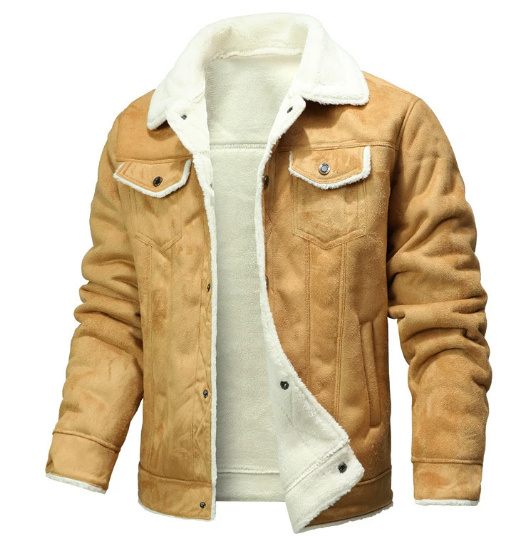 Lapel Military Multi-pocket Jacket Coat - Image 5