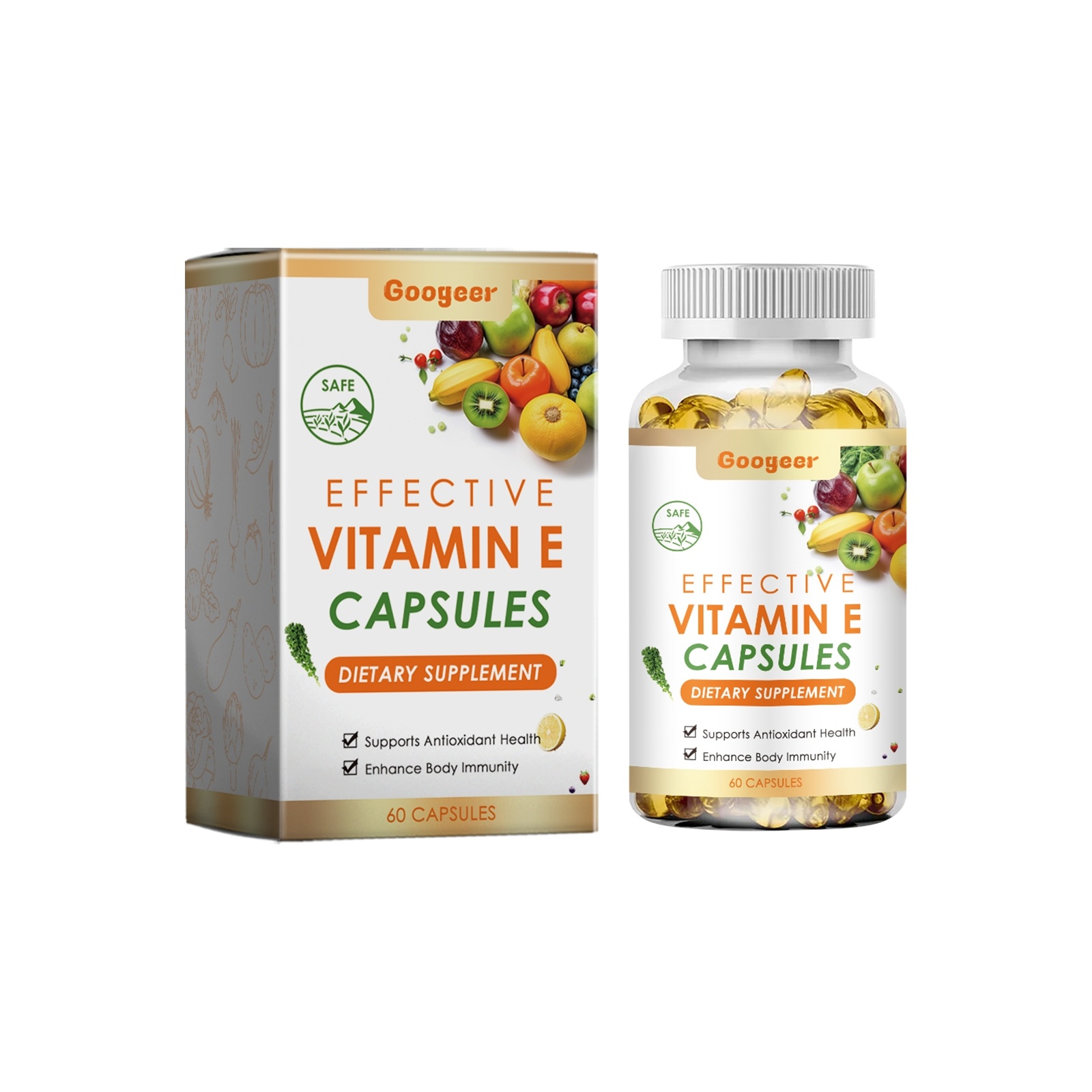 Vitamin E Dietry Supplement Capsules