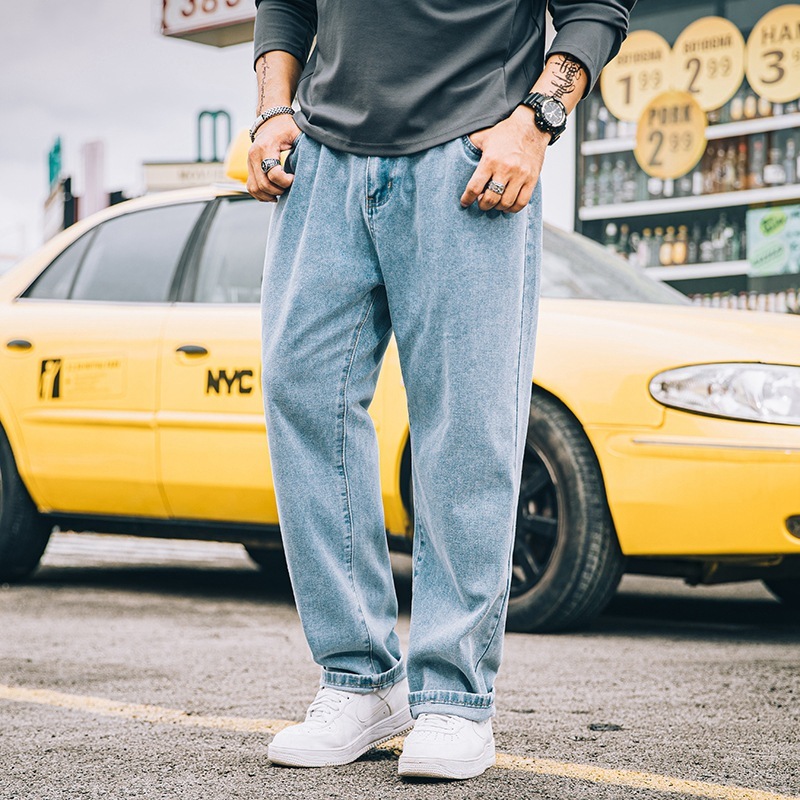 Men's Loose Straight Simple Casual Jeans - Image 6