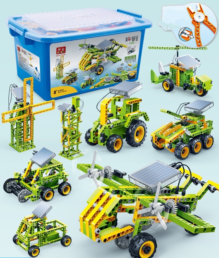 Electric Assembled Building Blocks Toy Set