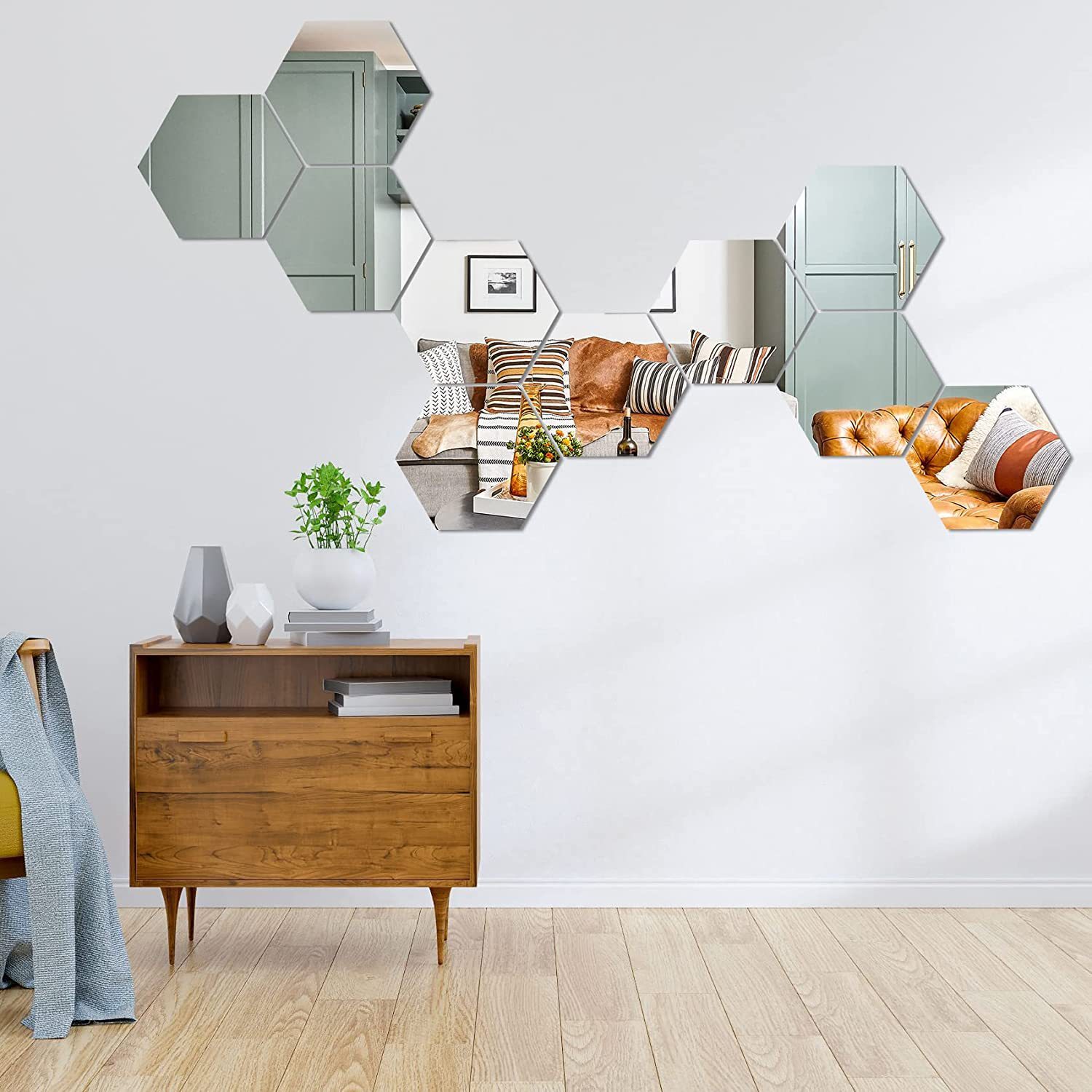 Acrylic Mirror Stereo Wall Sticker