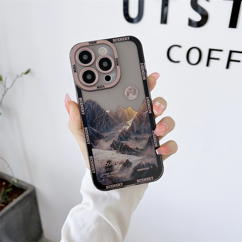 Dark Purple Landscape Mountain Peak Case - Image 8