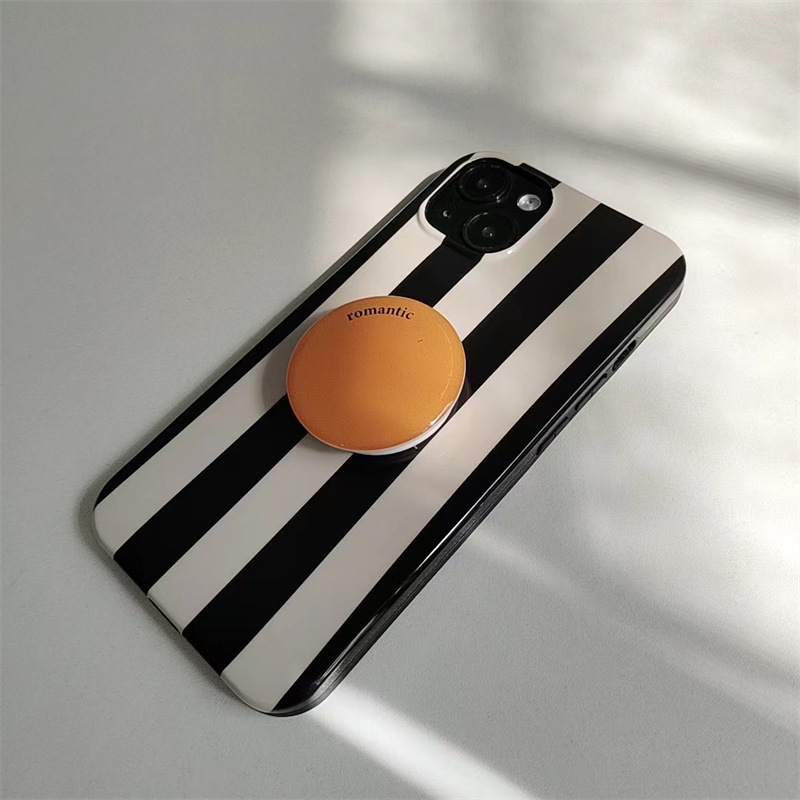 Simple Striped Bracket Phone Case - Image 2