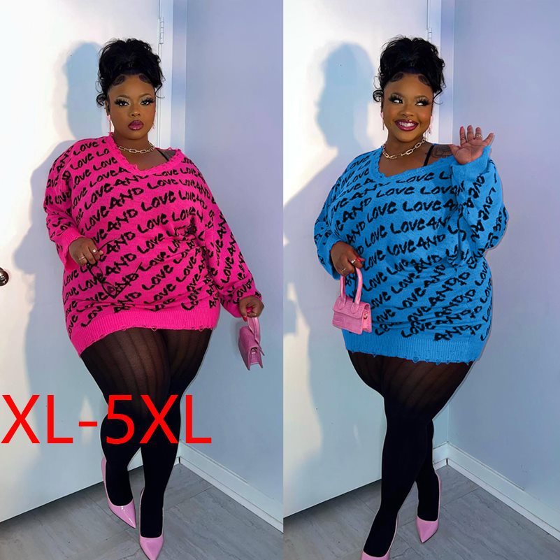 Plus Big Size Sweater Blouse