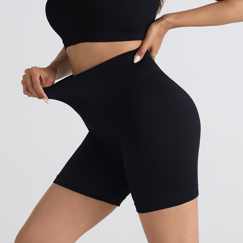 Seamless Thread Fitness Stretch Tight Shorts - Image 5