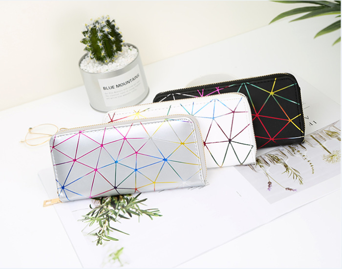 Personalized Long Laser Geometry Hand Purse - Image 5