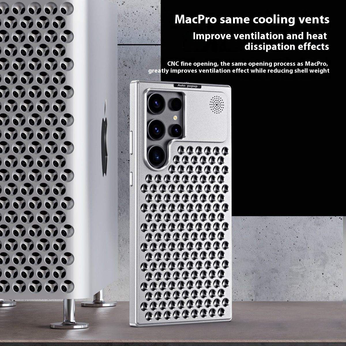 Aluminum Alloy Dissipation Magnetic Suction Phone Case - Image 4