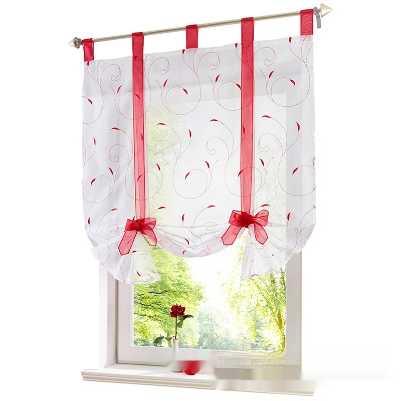 Embroidered Pastoral Adjustable Curtain - Image 8
