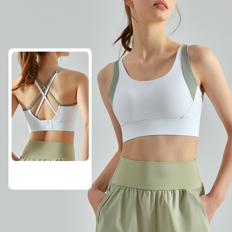 Women's Casual One Piece Padded Clashing Bras - Image 4