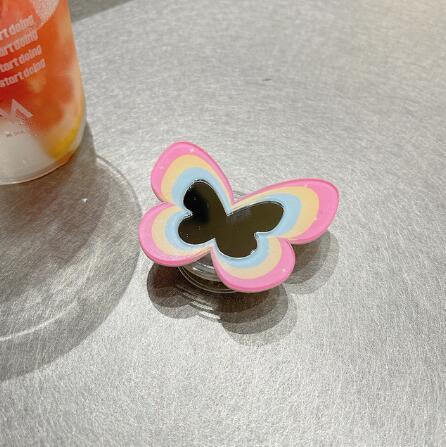 Silicone Color Butterfly Stand Phone Case - Image 7