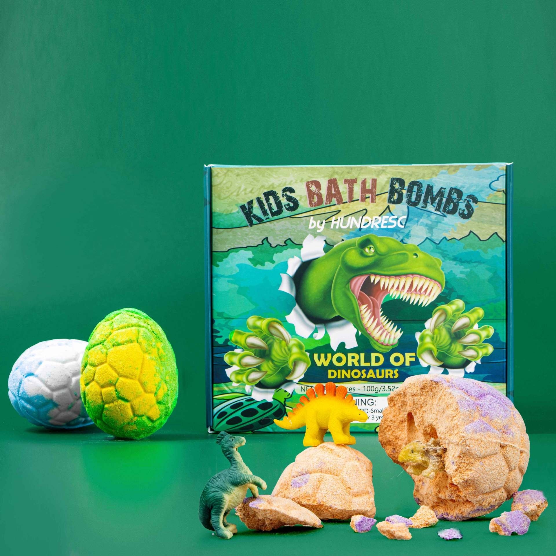 Dinosaur Egg Explosion Bath Salt Christmas Gift