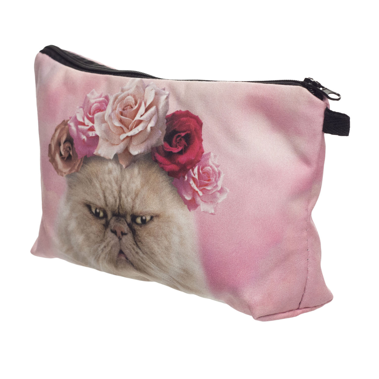 Digital Printed Tape Cat Cosmetic Bag - Image 5